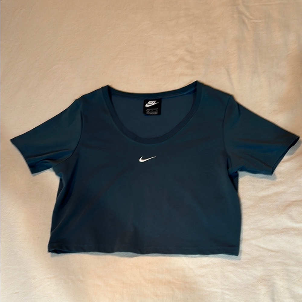 Nike Blue Crop Top